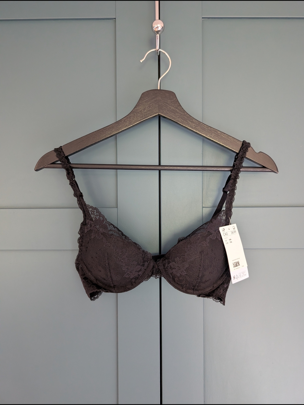 H&M Black Lace Bra | 34A | New With Tags